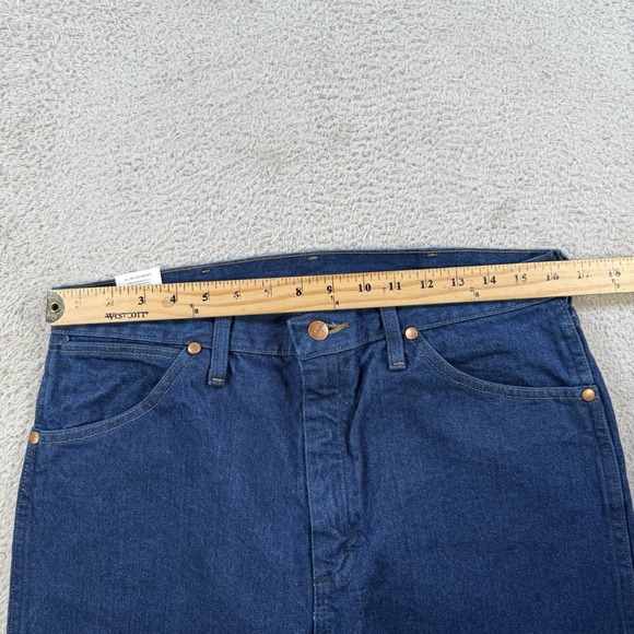 Wrangler Jeans Mens 33x34 Blue 13MWZ Denim Cowboy Cut Western Rodeo NEW - Picture 4 of 7